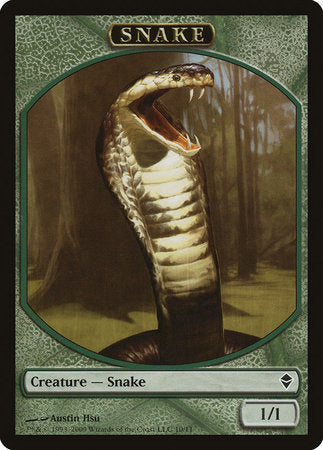 Snake Token [Zendikar Tokens] | North Game Den