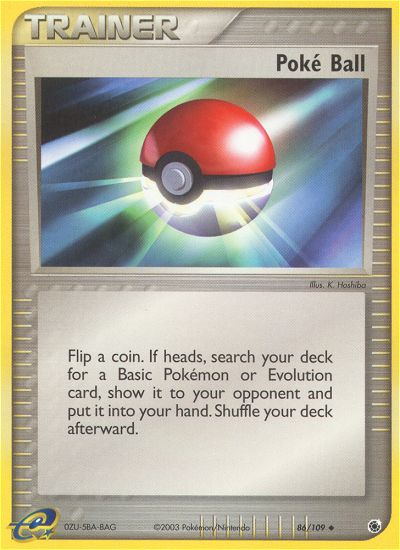 Poke Ball (86/109) [EX: Ruby & Sapphire] | North Game Den