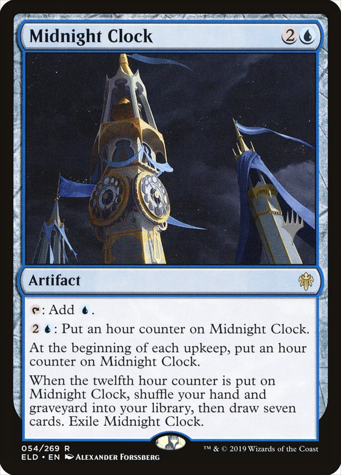 Midnight Clock (Promo Pack) [Throne of Eldraine Promos] | North Game Den