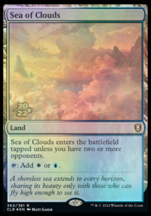 Sea of Clouds [Commander Legends: Battle for Baldur's Gate Prerelease Promos] | North Game Den