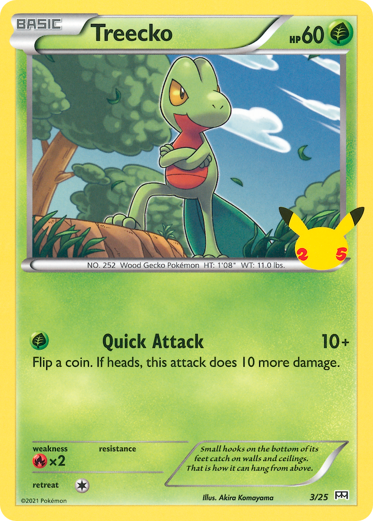 Treecko (3/25) [McDonald's 25th Anniversary] | North Game Den