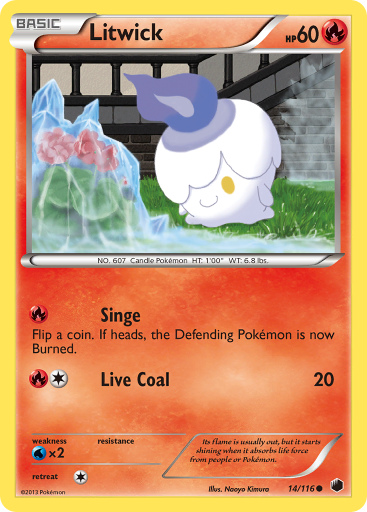 Litwick (14/116) [Black & White: Plasma Freeze] | North Game Den