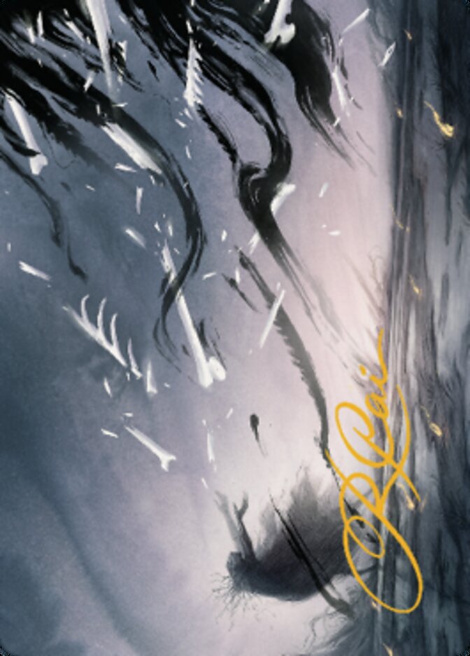 Shadow Prophecy Art Card (Gold-Stamped Signature) [Dominaria United Art Series] | North Game Den