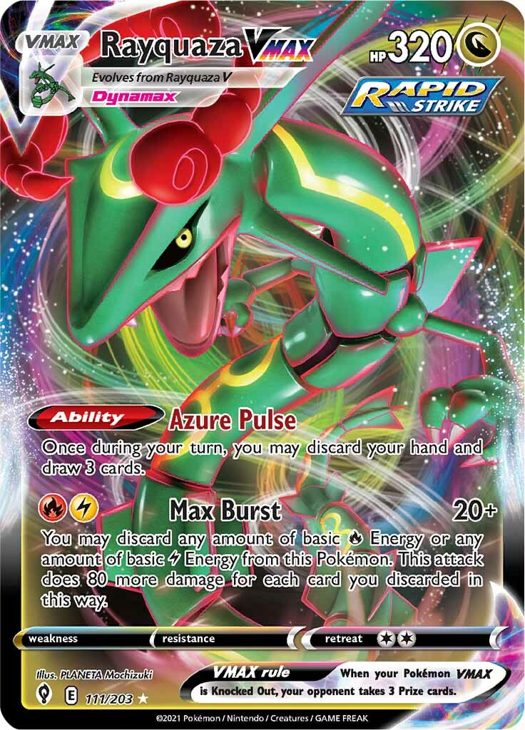 Rayquaza VMAX (111/203) [Sword & Shield: Evolving Skies] | North Game Den