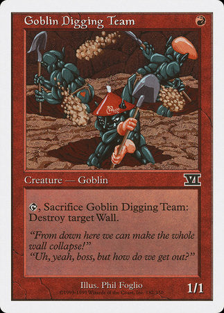 Goblin Digging Team [Classic Sixth Edition] | North Game Den