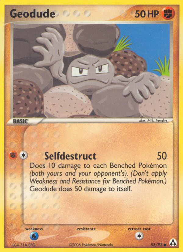 Geodude (53/92) [EX: Legend Maker] | North Game Den