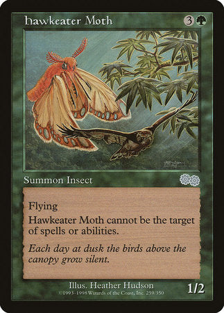 Hawkeater Moth [Urza's Saga] | North Game Den