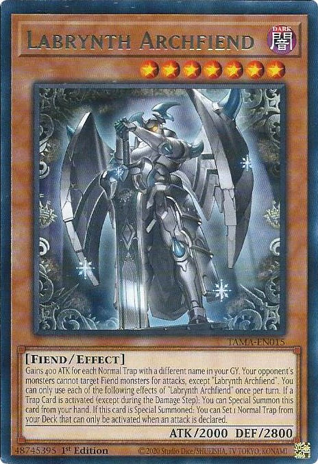 Labrynth Archfiend [TAMA-EN015] Rare | North Game Den