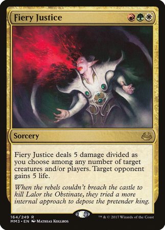 Fiery Justice [Modern Masters 2017] | North Game Den