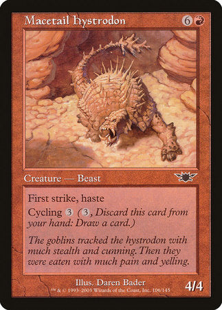 Macetail Hystrodon [Legions] | North Game Den