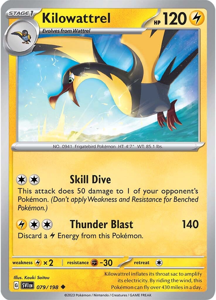 Kilowattrel (079/198) [Scarlet & Violet: Base Set] | North Game Den
