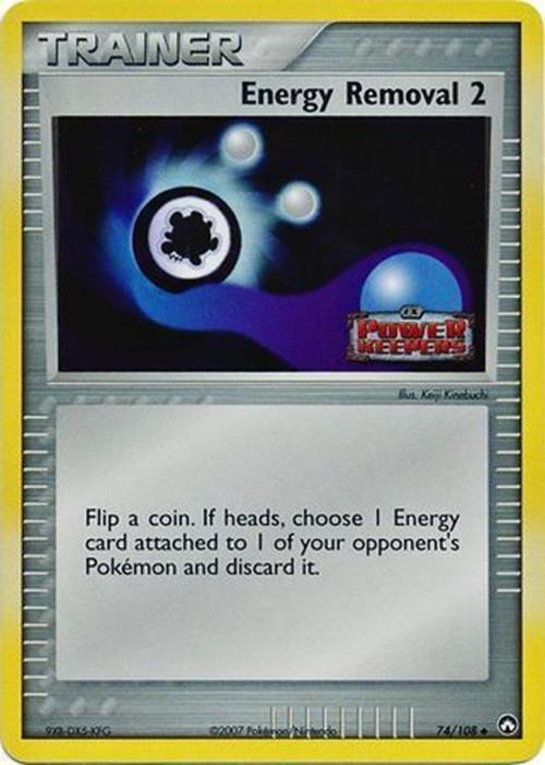 Energy Removal 2 (74/108) (Stamped) [EX: Power Keepers] | North Game Den
