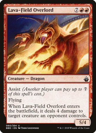 Lava-Field Overlord [Battlebond] | North Game Den