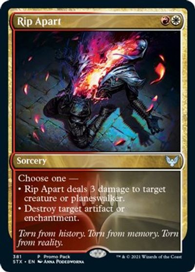 Rip Apart (Promo Pack) [Strixhaven: School of Mages] | North Game Den