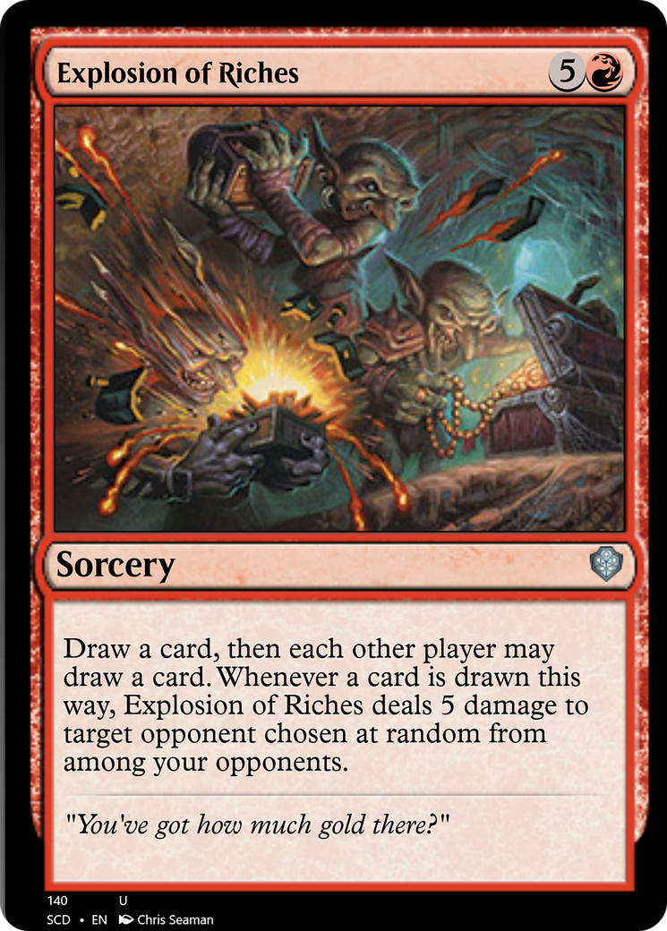 Explosion of Riches [Starter Commander Decks] | North Game Den