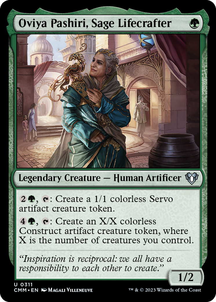 Oviya Pashiri, Sage Lifecrafter [Commander Masters] | North Game Den