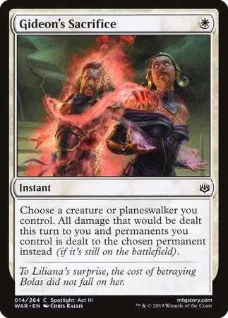 Gideon's Sacrifice [War of the Spark] | North Game Den