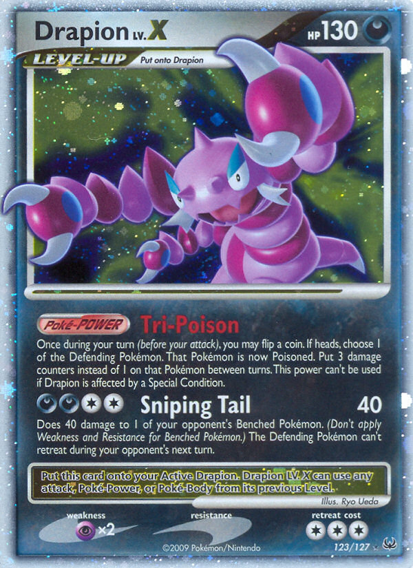 Drapion LV.X (123/127) [Platinum: Base Set] | North Game Den