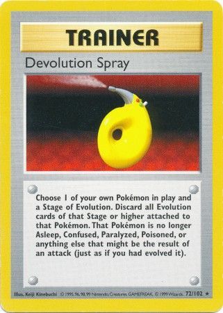 Devolution Spray (72/102) [Base Set Shadowless Unlimited] | North Game Den