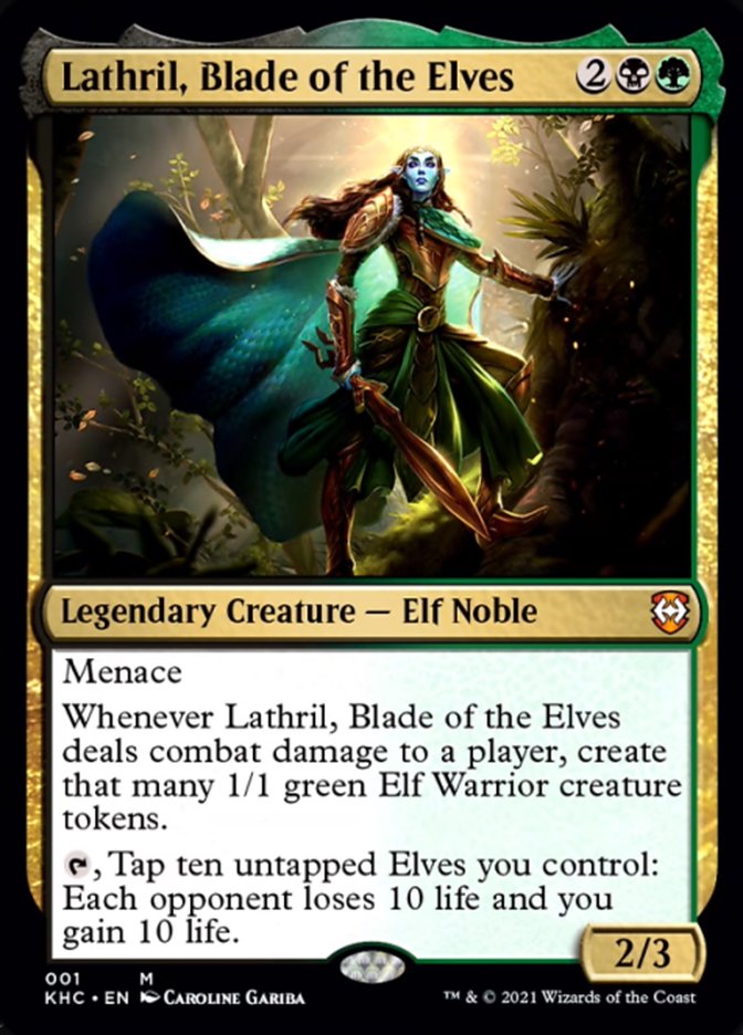 Lathril, Blade of the Elves [Kaldheim Commander] | North Game Den