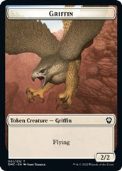 Zombie Knight // Griffin Double-sided Token [Dominaria United Commander Tokens] | North Game Den