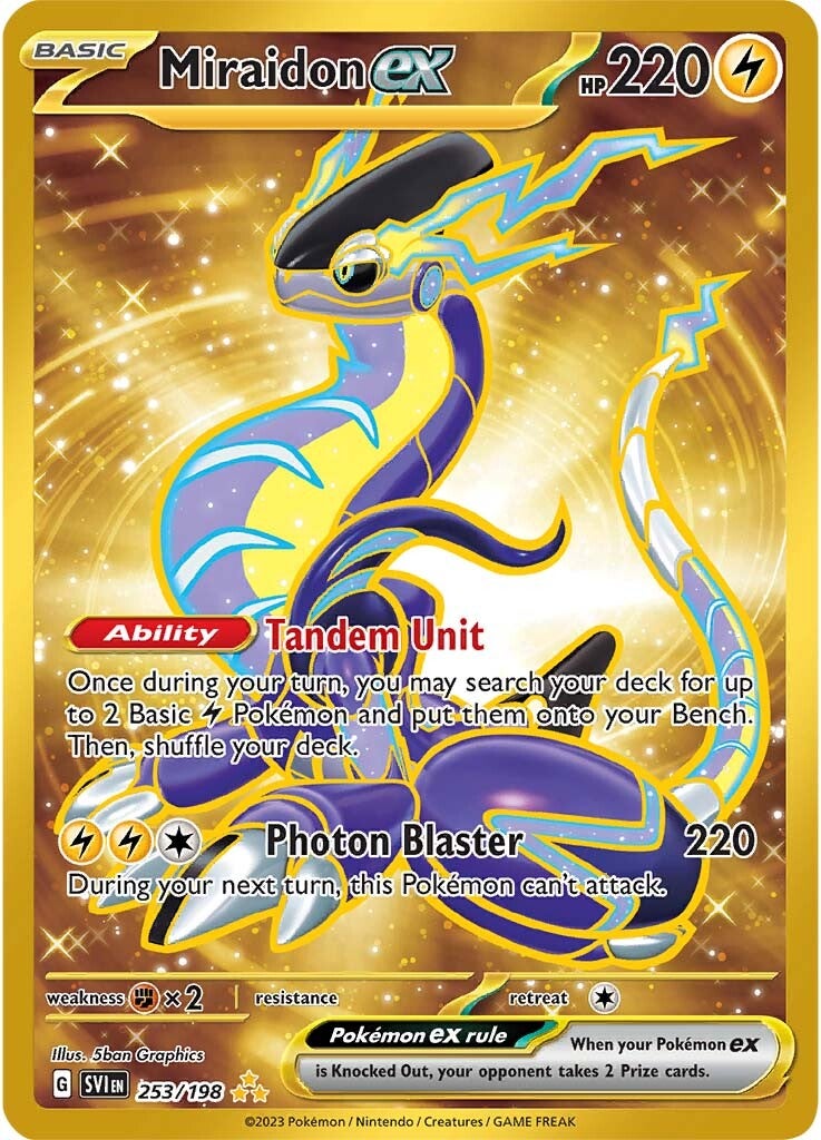 Miraidon ex (253/198) [Scarlet & Violet: Base Set] | North Game Den