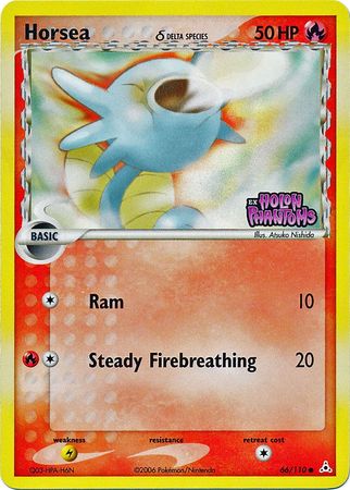 Horsea (66/110) (Delta Species) (Stamped) [EX: Holon Phantoms] | North Game Den