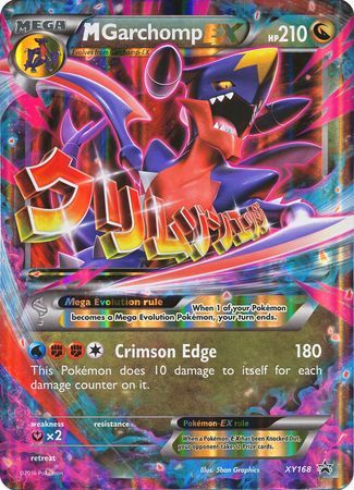 M Garchomp EX (XY168) (Jumbo Card) [XY: Black Star Promos] | North Game Den