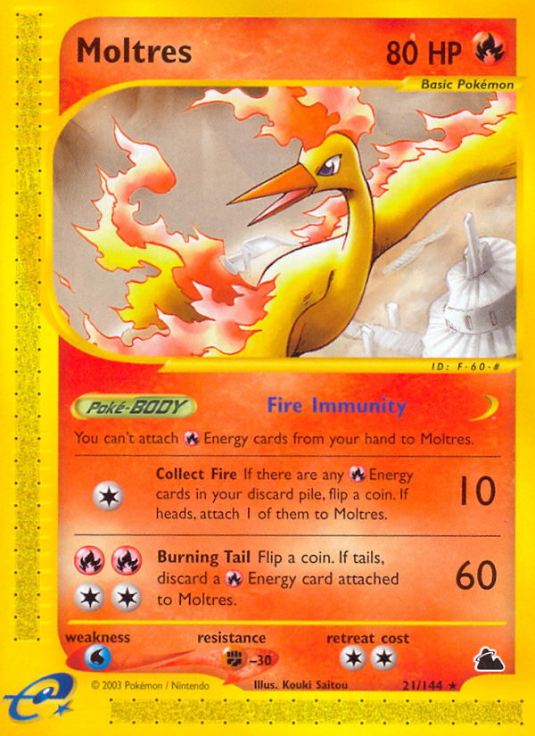 Moltres (21/144) [Skyridge] | North Game Den