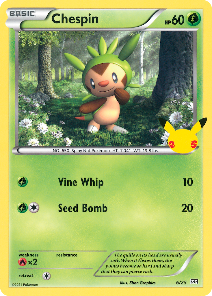 Chespin (6/25) [McDonald's 25th Anniversary] | North Game Den