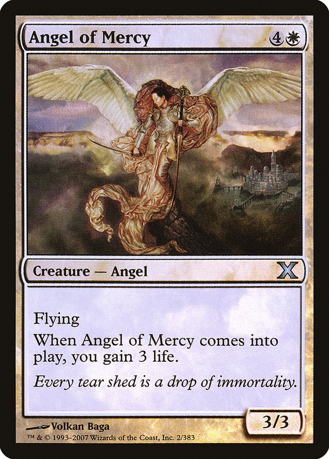 Angel of Mercy (Premium Foil) [Tenth Edition] | North Game Den