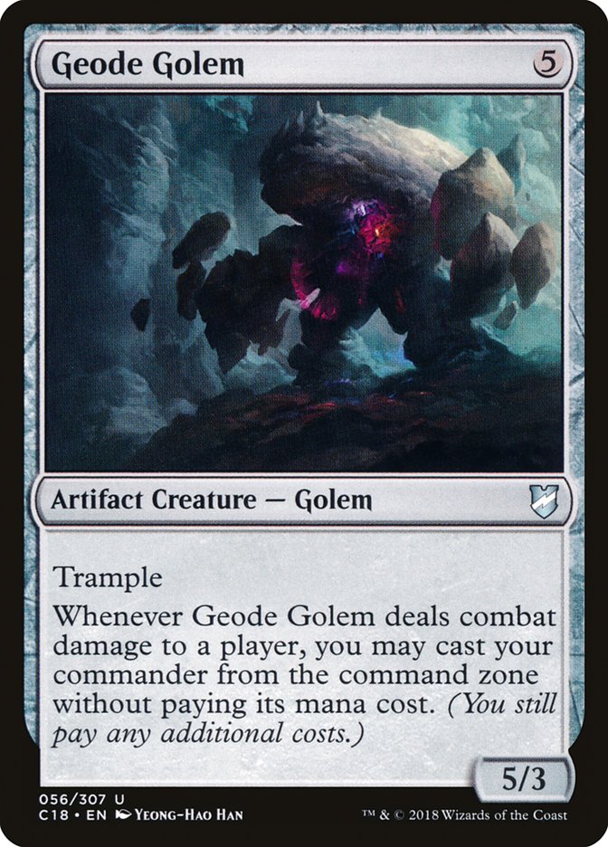 Geode Golem [Commander 2018] | North Game Den