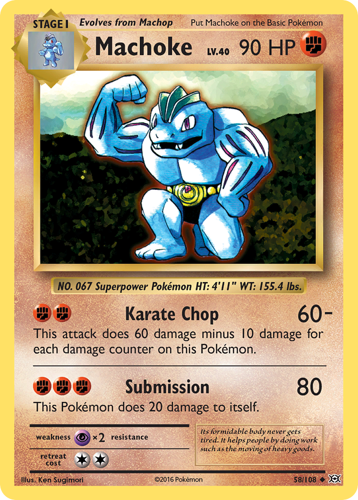 Machoke (58/108) [XY: Evolutions] | North Game Den