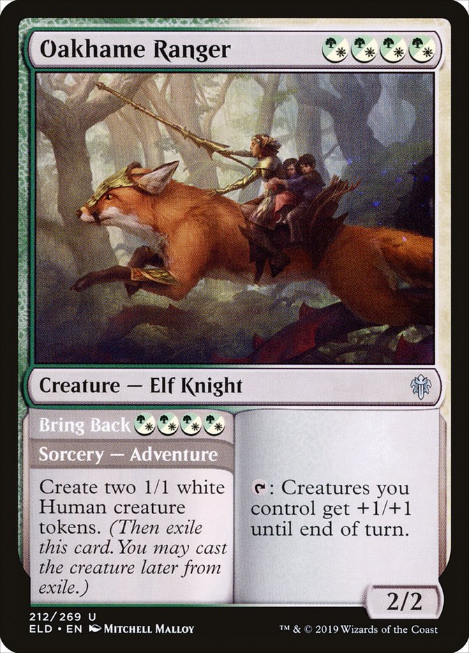Oakhame Ranger // Bring Back [Throne of Eldraine] | North Game Den