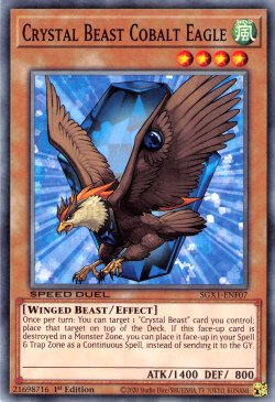 Crystal Beast Cobalt Eagle [SGX1-ENF07] Common | North Game Den