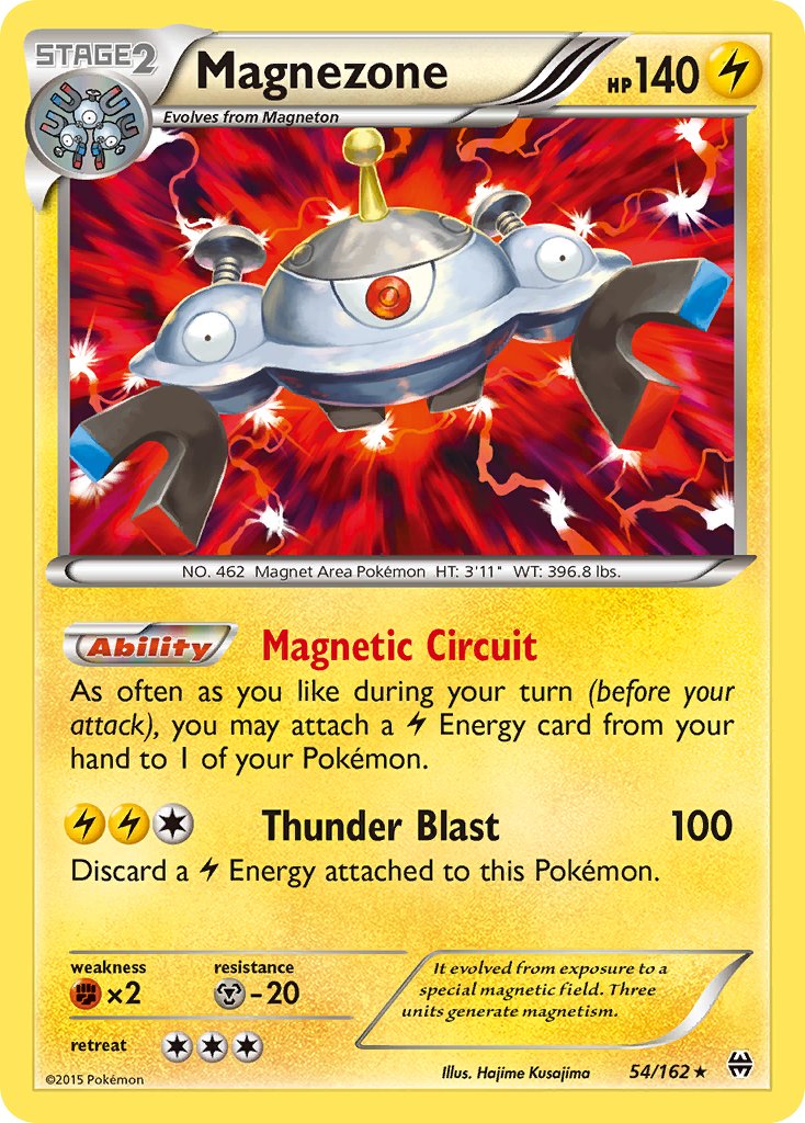 Magnezone (54/162) (Theme Deck Exclusive) [XY: BREAKthrough] | North Game Den