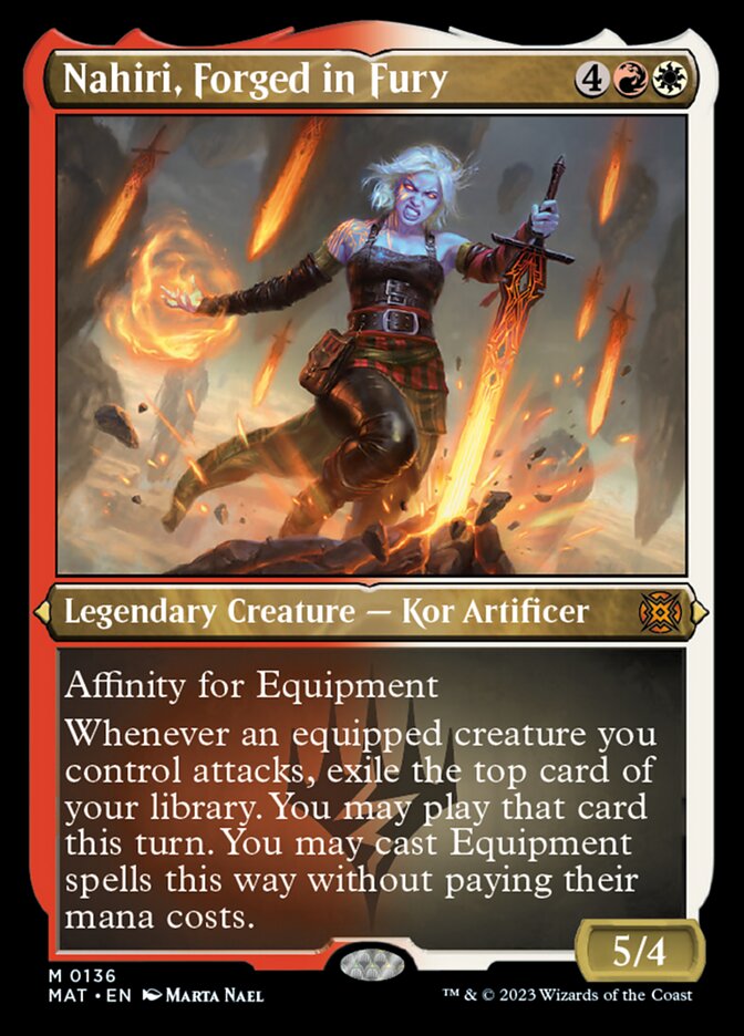 Nahiri, Forged in Fury (Foil Etched) [March of the Machine: The Aftermath] | North Game Den