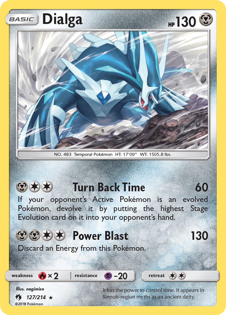 Dialga (127/214) [Sun & Moon: Lost Thunder] | North Game Den