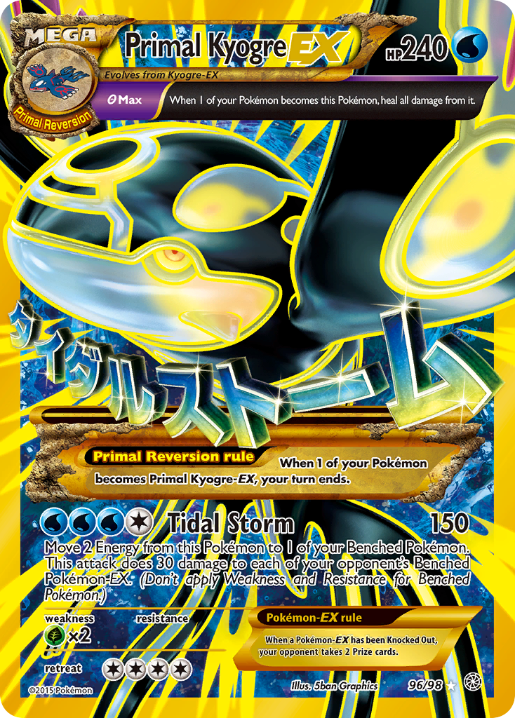 Primal Kyogre EX (96/98) [XY: Ancient Origins] | North Game Den