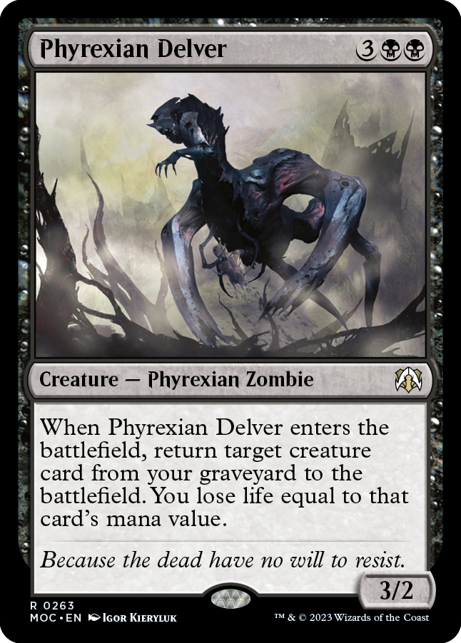Phyrexian Delver [March of the Machine Commander] | North Game Den