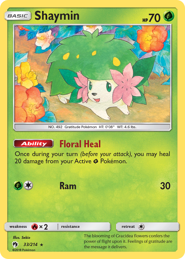 Shaymin (33/214) [Sun & Moon: Lost Thunder] | North Game Den