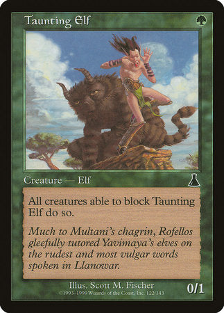 Taunting Elf [Urza's Destiny] | North Game Den