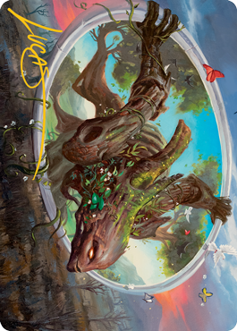 Gaea's Will Art Card (Gold-Stamped Signature) [Modern Horizons 2 Art Series] | North Game Den