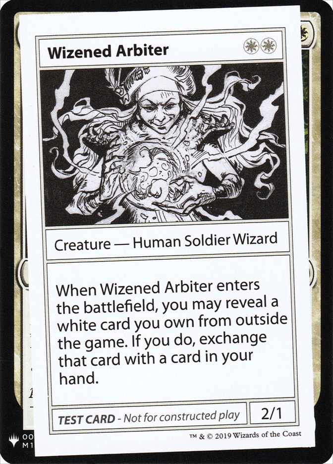 Wizened Arbiter [Mystery Booster Playtest Cards] | North Game Den