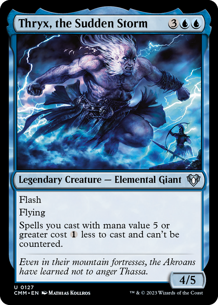 Thryx, the Sudden Storm [Commander Masters] | North Game Den