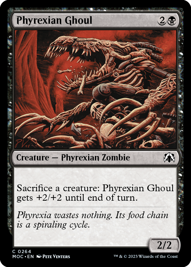 Phyrexian Ghoul [March of the Machine Commander] | North Game Den