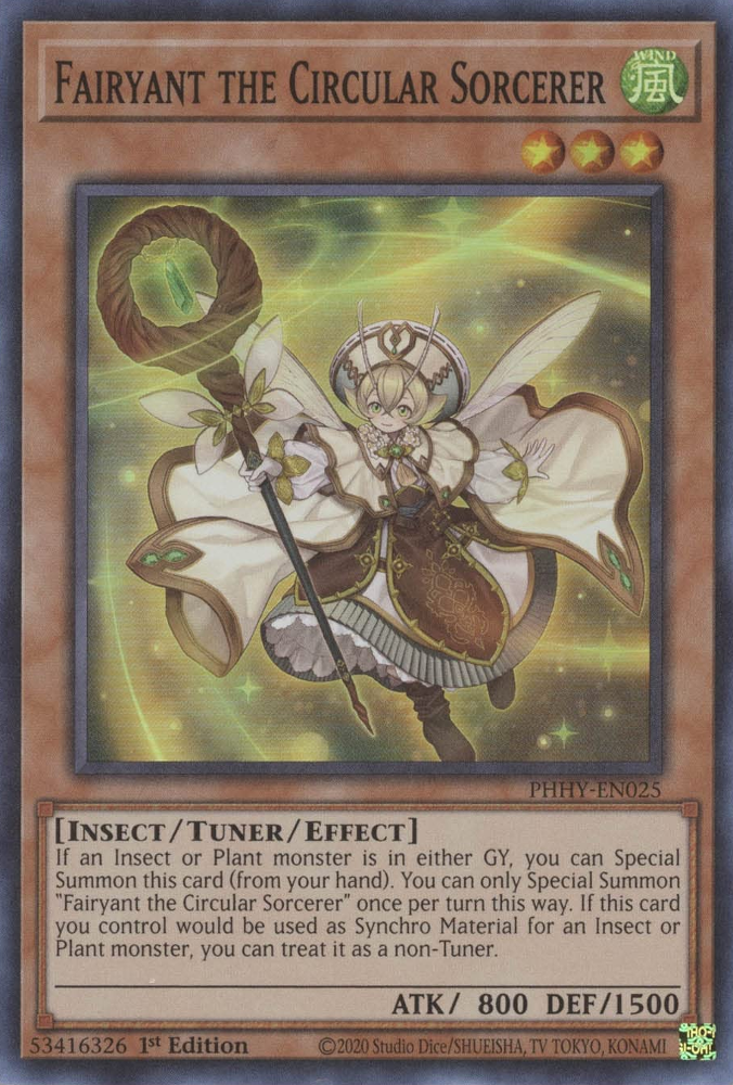 Fairyant the Circular Sorcerer [PHHY-EN025] Super Rare | North Game Den