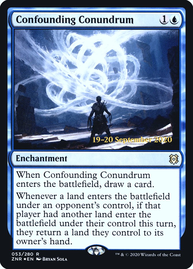 Confounding Conundrum  [Zendikar Rising Prerelease Promos] | North Game Den