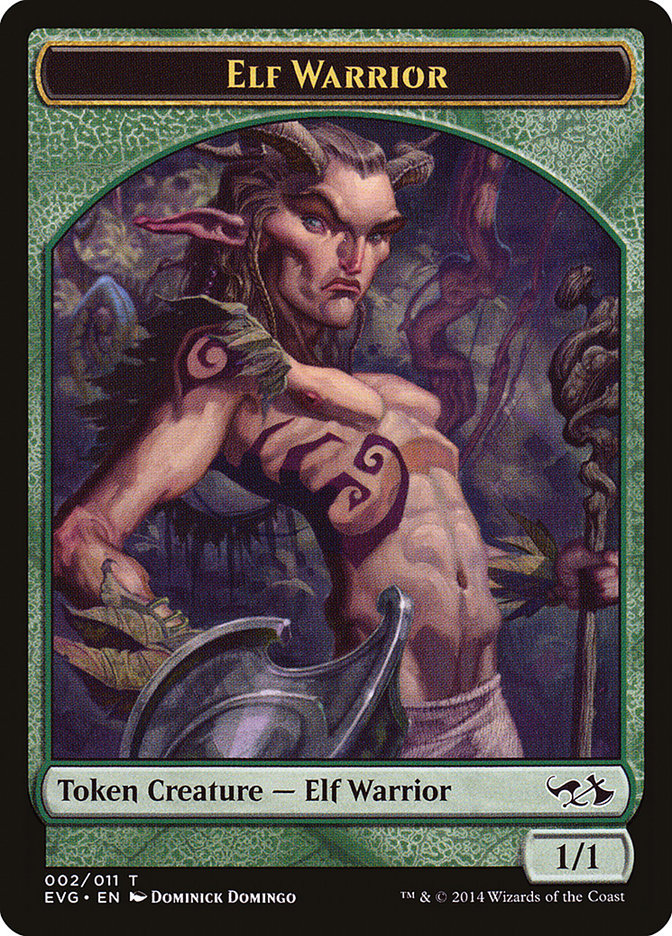 Elf Warrior Token (Elves vs. Goblins) [Duel Decks Anthology Tokens] | North Game Den