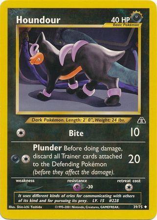 Houndour (39/75) [Neo Discovery Unlimited] | North Game Den